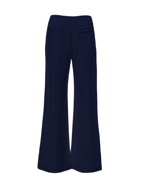 Orsay Tamnoplave ženske ravne hlače ORSAY