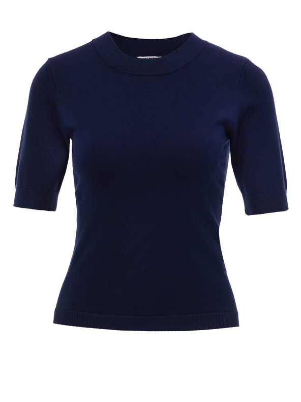 Orsay Tamnoplavi ženski pulover kratkih rukava ORSAY