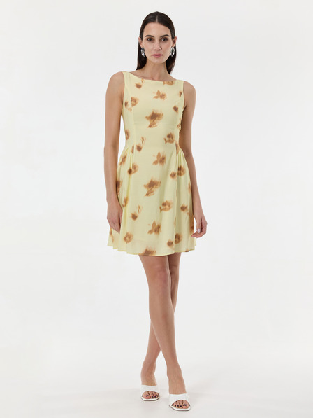 Orsay Žuta uzorirana ženska haljina bez rukava ORSAY
