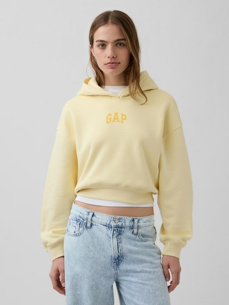 GAP Oversize crop dukserica s logom VintageSoft GAP