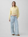 GAP Oversize crop dukserica s logom VintageSoft GAP