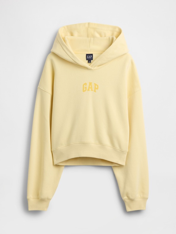 GAP Oversize crop dukserica s logom VintageSoft GAP