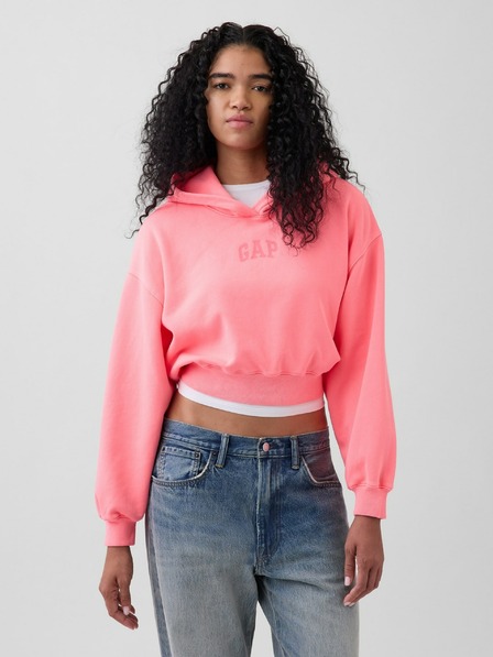 GAP Oversize crop dukserica s logom VintageSoft GAP