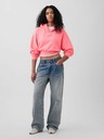 GAP Oversize crop dukserica s logom VintageSoft GAP