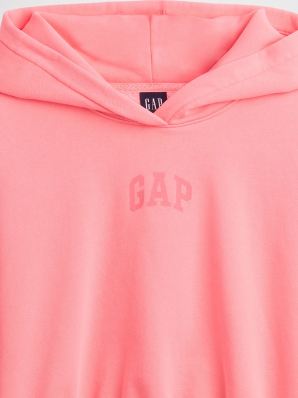 GAP Oversize crop dukserica s logom VintageSoft GAP