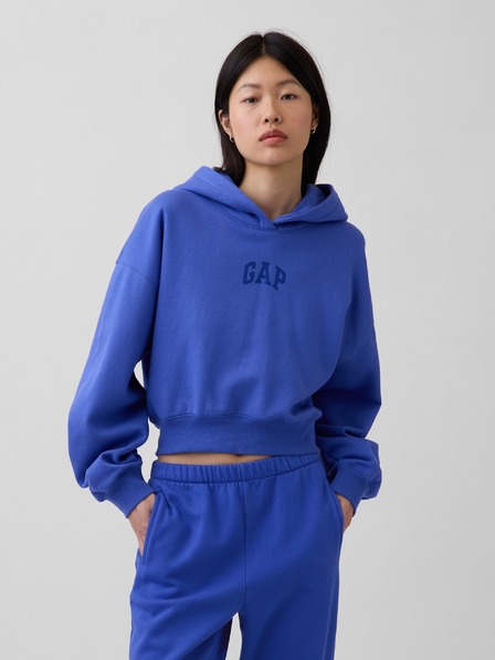 GAP Oversize crop dukserica s logom VintageSoft GAP