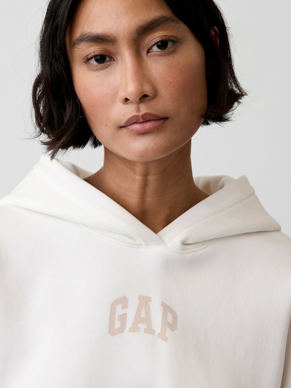 GAP Oversize crop dukserica s logom VintageSoft GAP