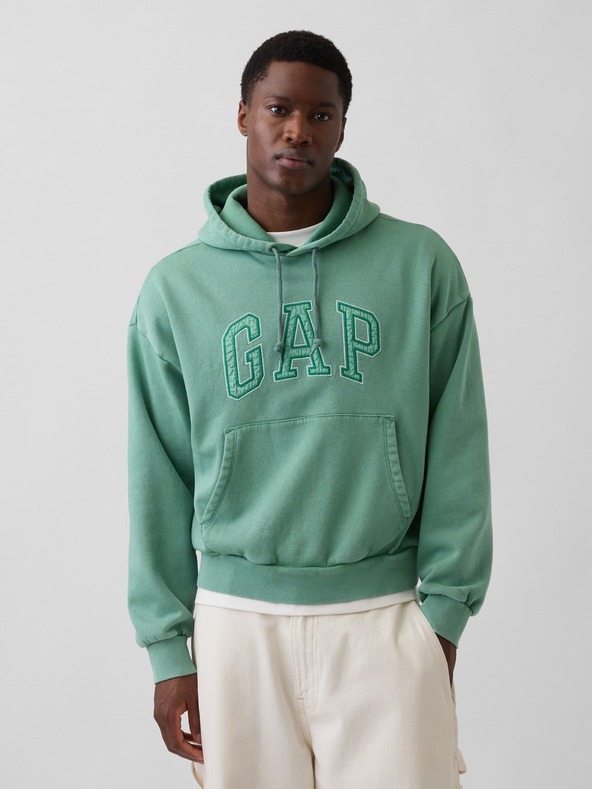 GAP Oversize dukserica s logom VintageSoft GAP