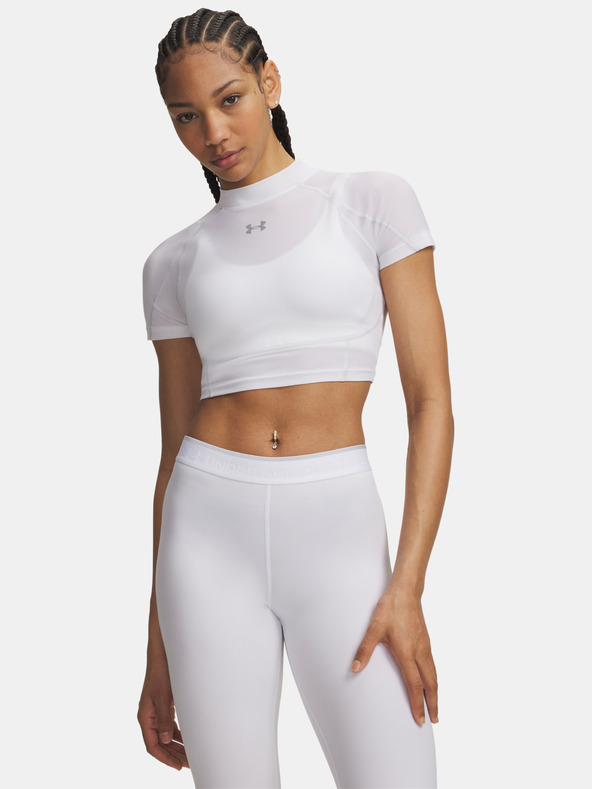 Under Armour Ženski majica Under Armour HeatGear Elite Crop Mck SS
