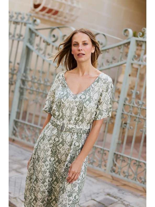 Moodo Maslinasto viskoze haljine Moodo