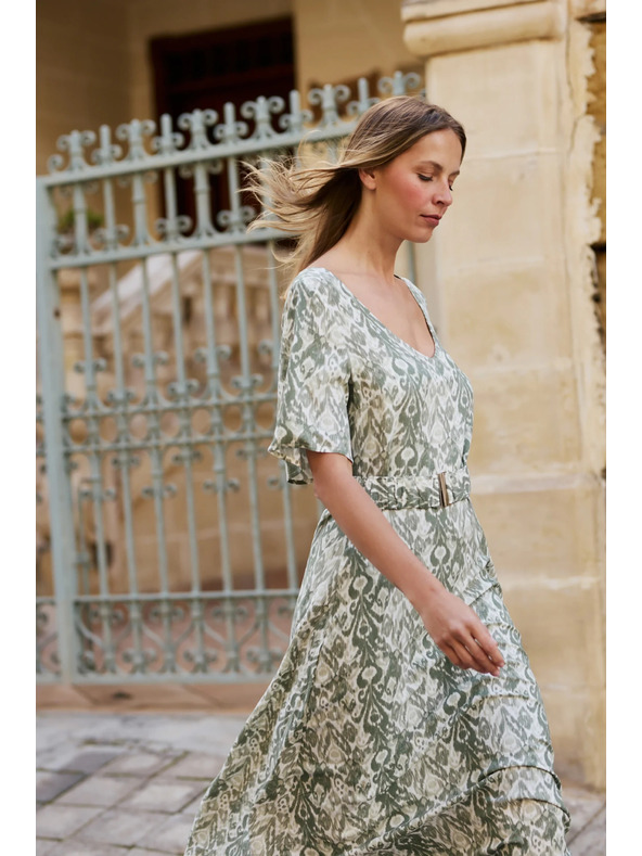 Moodo Maslinasto viskoze haljine Moodo