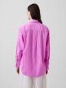 GAP Oversize poplin košulja s logom Big Shirt GAP