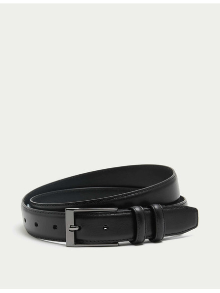 Marks & Spencer Kožni elegantni remen Marks & Spencer crni