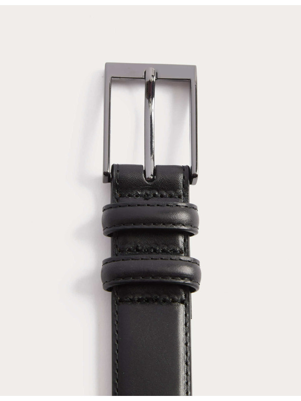 Marks & Spencer Kožni elegantni remen Marks & Spencer crni