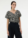 Orsay Crna uzorirana ženska bluza ORSAY