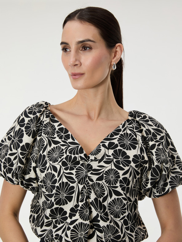 Orsay Crna uzorirana ženska bluza ORSAY