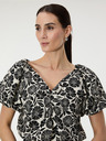 Orsay Crna uzorirana ženska bluza ORSAY