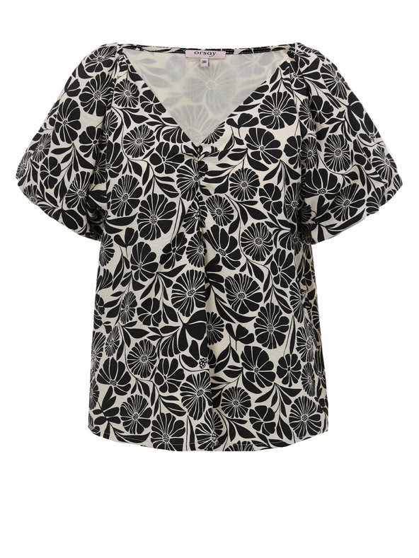 Orsay Crna uzorirana ženska bluza ORSAY