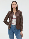 Orsay Smeđa ženska jakna od umjetne kože ORSAY