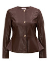 Orsay Smeđa ženska jakna od umjetne kože ORSAY