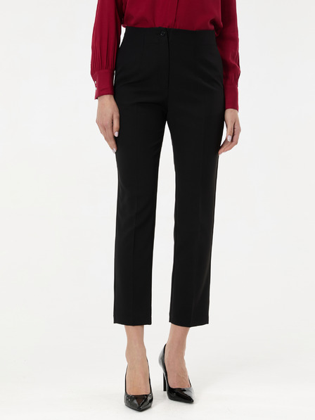 Orsay Crne ženske ravne hlače ORSAY