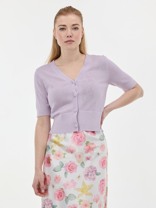 Orsay Svijetloljubičasti ženski kardigan kratkih rukava ORSAY