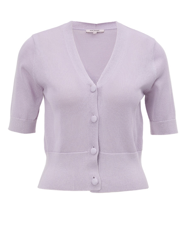 Orsay Svijetloljubičasti ženski kardigan kratkih rukava ORSAY