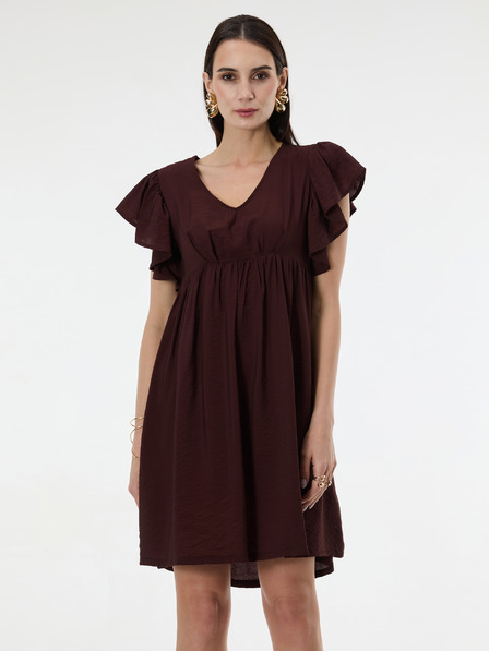 Orsay Tamnosmeđa ženska haljina do koljena ORSAY