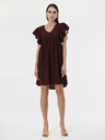 Orsay Tamnosmeđa ženska haljina do koljena ORSAY