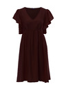 Orsay Tamnosmeđa ženska haljina do koljena ORSAY