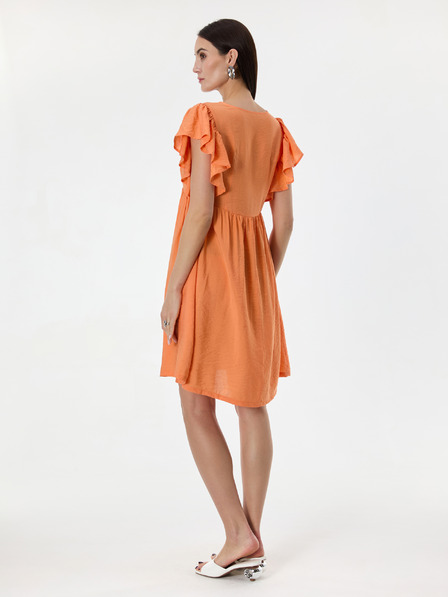 Orsay Narančasta ženska haljina do koljena ORSAY