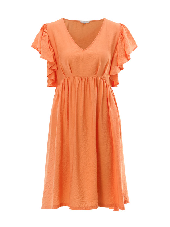 Orsay Narančasta ženska haljina do koljena ORSAY