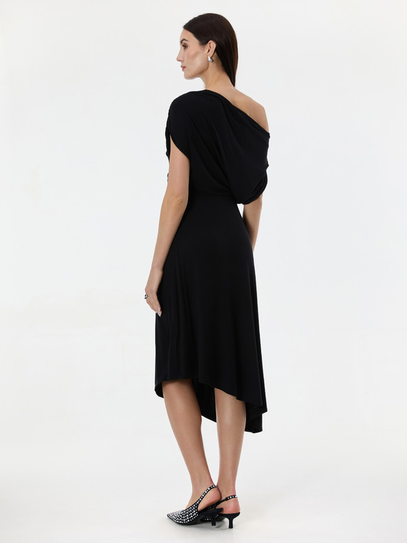 Orsay Crna ženska midi haljina ORSAY