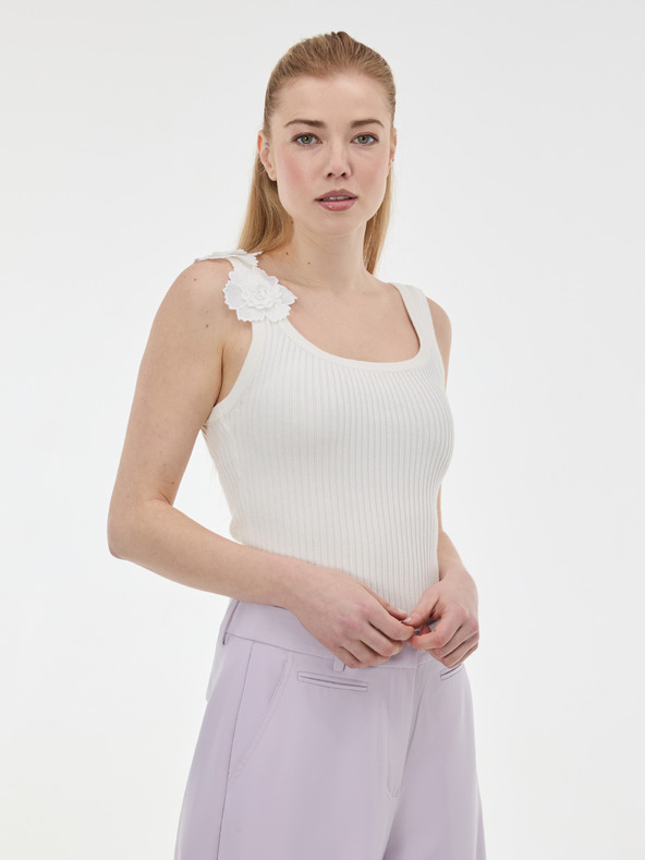 Orsay Bijeli ženski top s aplikacijom ORSAY