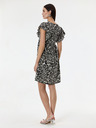 Orsay Crna ženska haljina do koljena s uzorkom ORSAY