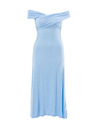 Orsay Svijetloplava ženska maksi haljina ORSAY