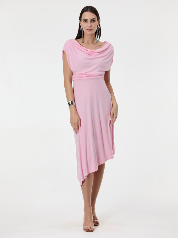 Orsay Svijetlo roza ženska midi haljina ORSAY
