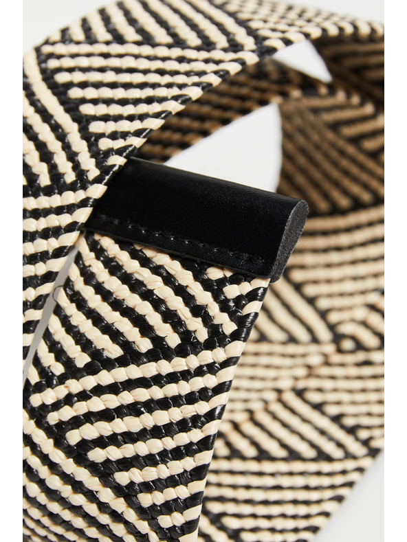 Moodo Pleteni pojas crni Moodo