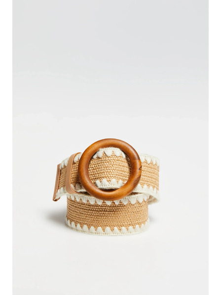 Moodo Pleteni pojas bež Moodo