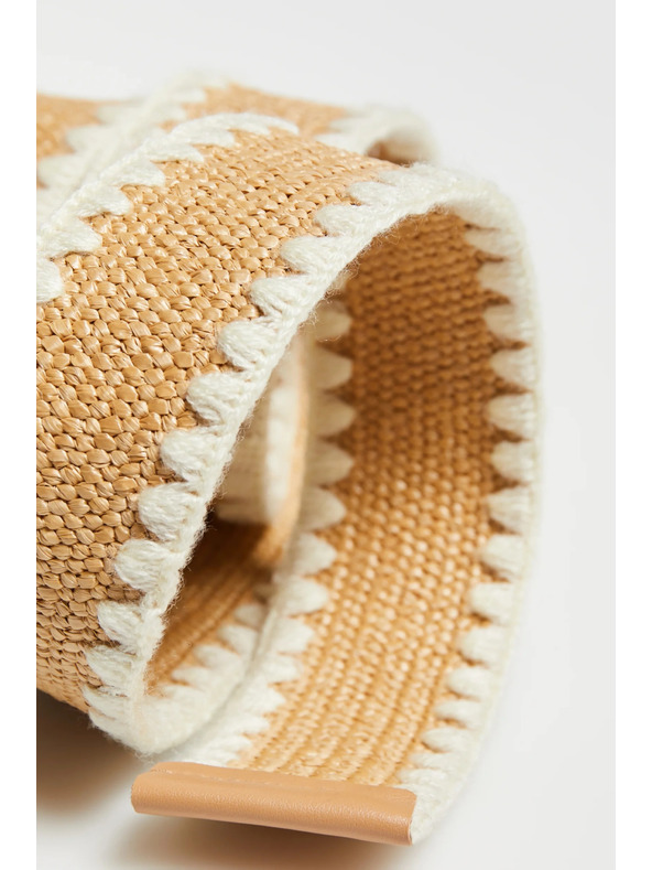 Moodo Pleteni pojas bež Moodo