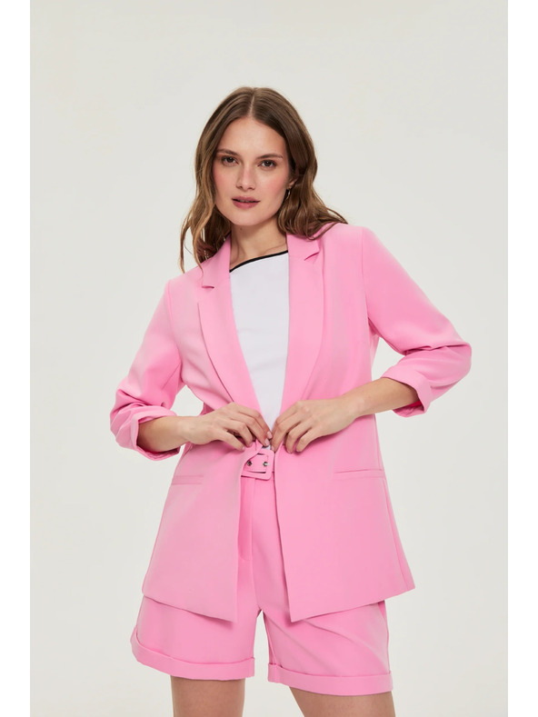 Moodo Sako s 3/4 rukavima ružičasto Moodo