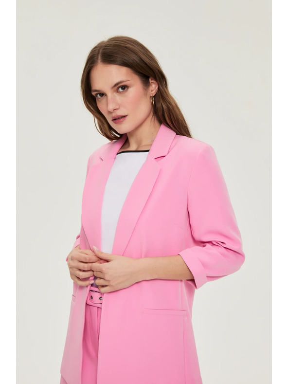 Moodo Sako s 3/4 rukavima ružičasto Moodo