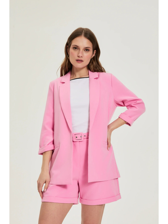 Moodo Sako s 3/4 rukavima ružičasto Moodo