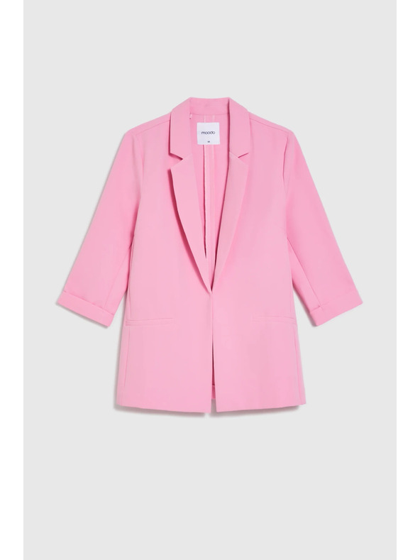 Moodo Sako s 3/4 rukavima ružičasto Moodo
