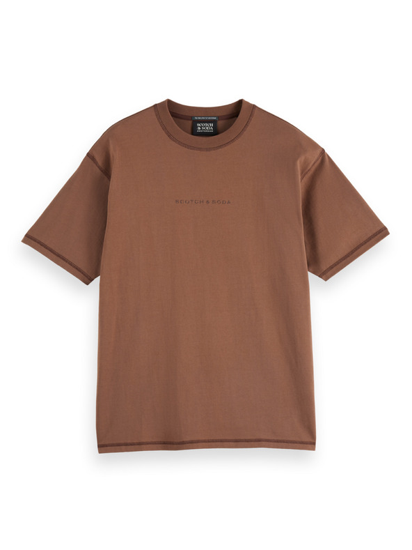 Scotch & Soda Muška labava majica s natpisom