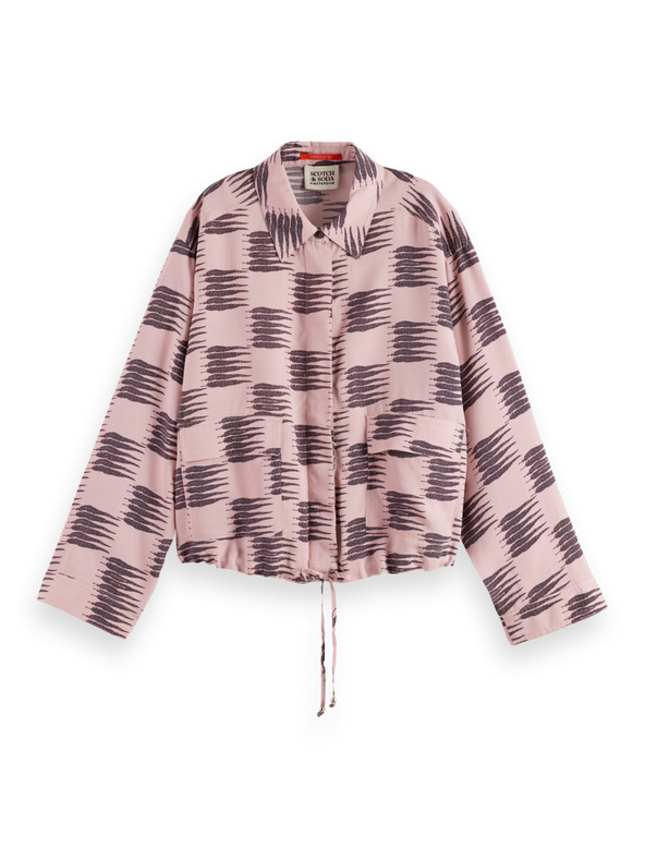 Scotch & Soda Ružičasta ženska košulja sa vezivanjem