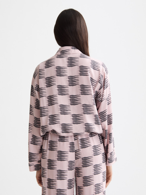 Scotch & Soda Ružičasta ženska košulja sa vezivanjem