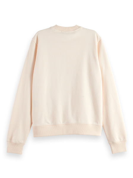 Scotch & Soda Ženska kremasta dukserica s natpisom