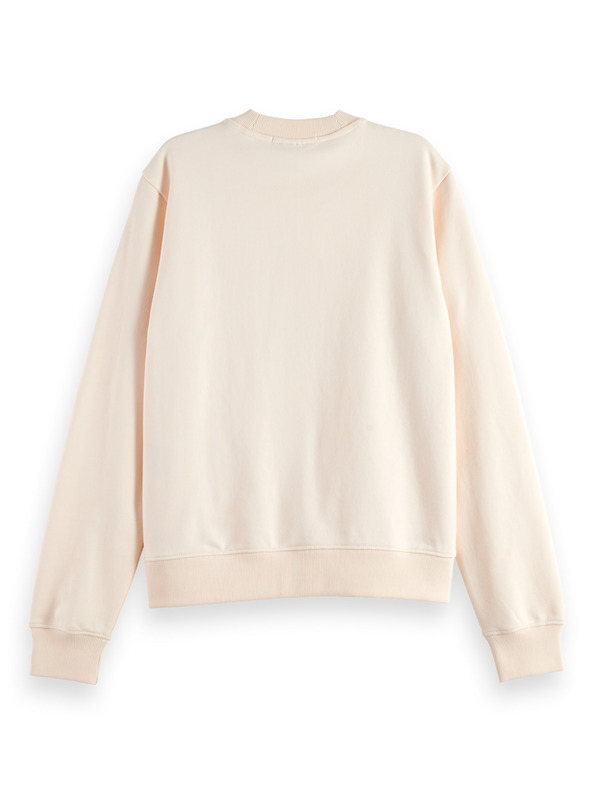 Scotch & Soda Ženska kremasta dukserica s natpisom