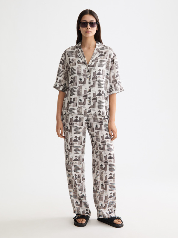 Scotch & Soda Labave hlače s uzorkom Gia